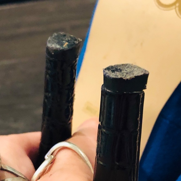 BAMBOO Blue Fx Suede & Black Patent Whimsy Goth Buckle Mary Jane High Heels~7 - Picture 12 of 14